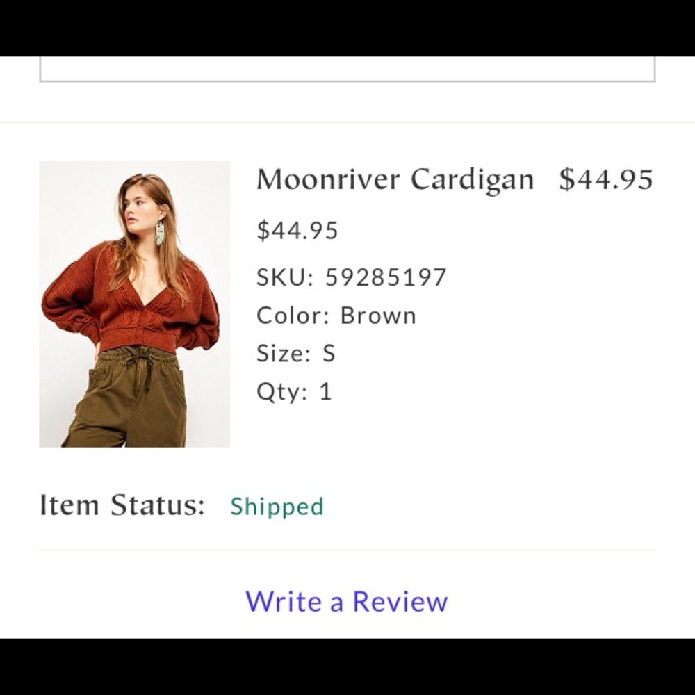 Free People, Moon River Cardigan,